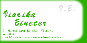 viorika bineter business card